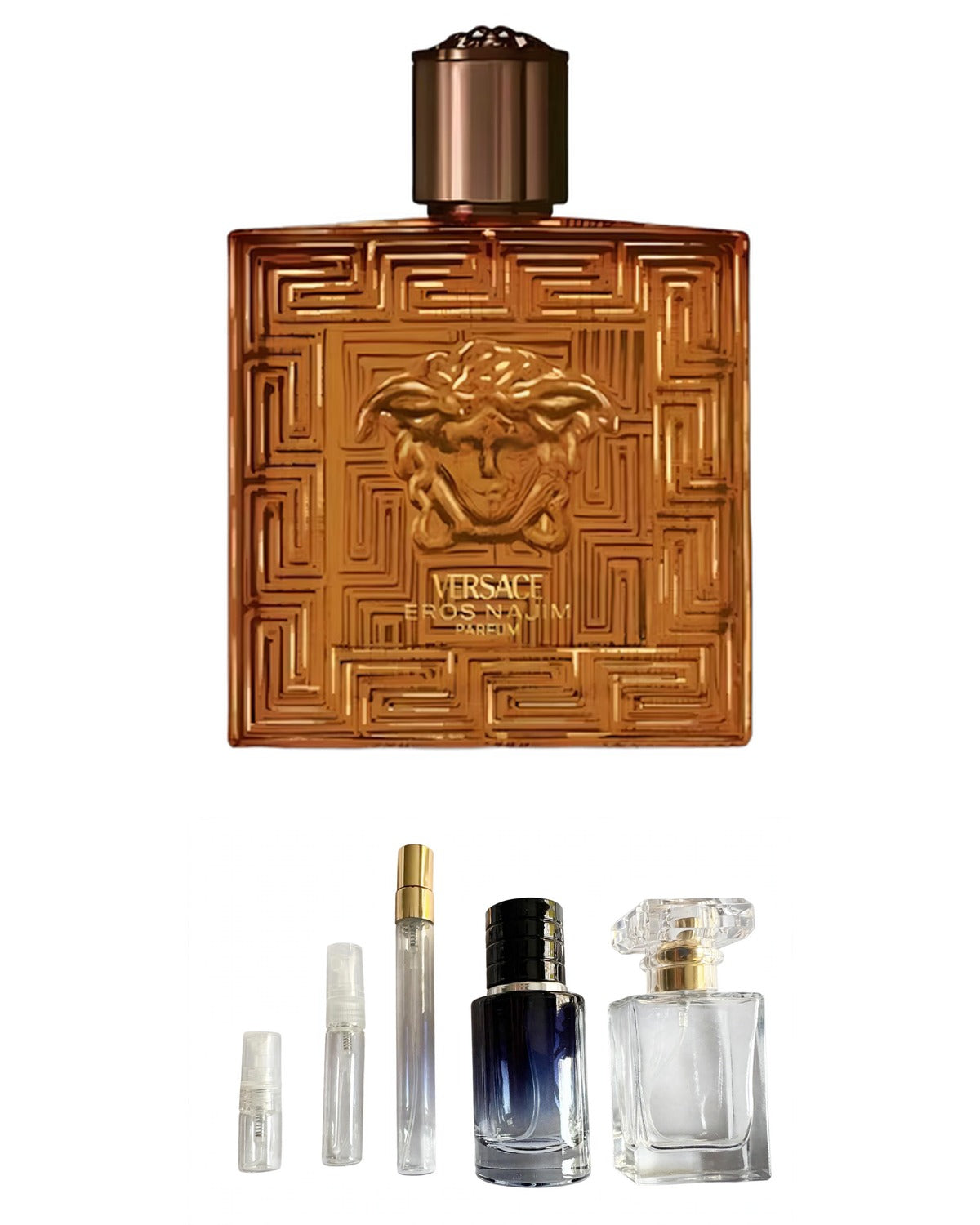 Versace - Eros Najim (Sample Sizes) with sample bottles