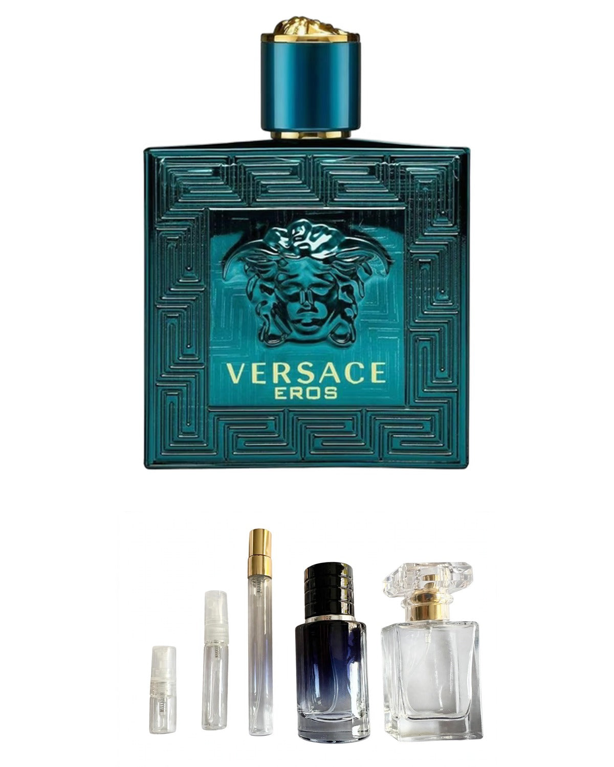 Versace - Eros (Sample Sizes) with sample bottles