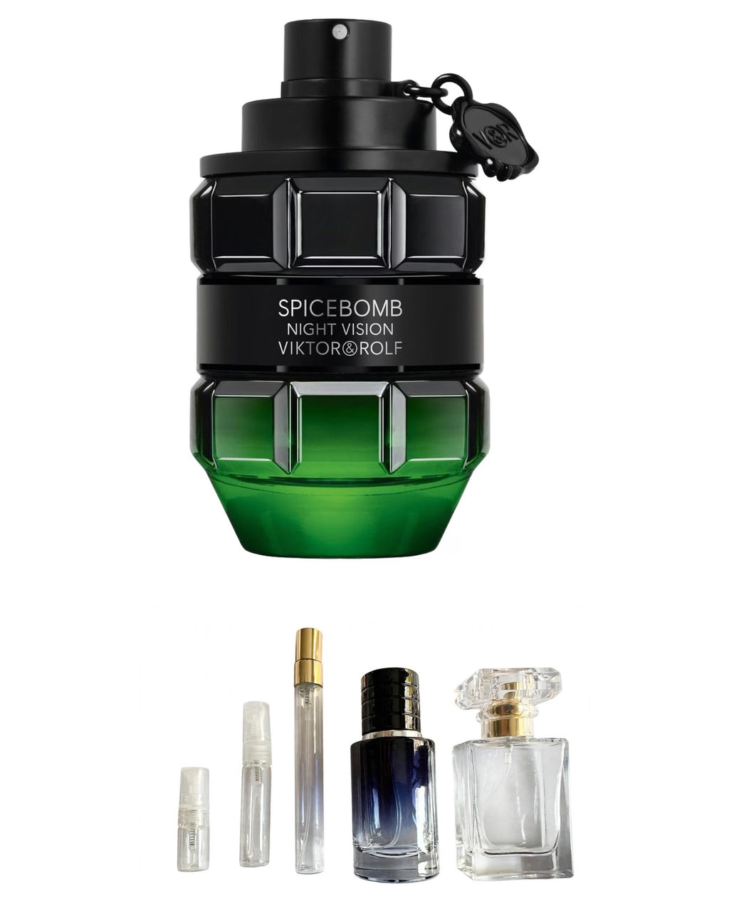 Viktor & Rolf-Spicebomb Night Vision EDT (Sample Sizes) with sample bottles